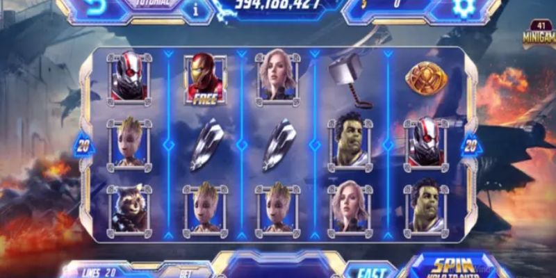 Avengers Kingfun - Game Nổ Hũ Làm Nên Cơn Sốt 2026 2 Biểu tượng Wild sẽ giúp bạn tăng cơ hội chiến thắng