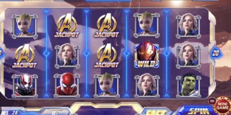 Avengers Kingfun - Game Nổ Hũ Làm Nên Cơn Sốt 2026 3 Sử dụng tính năng Hero hiệu quả tại Avengers Kingfun